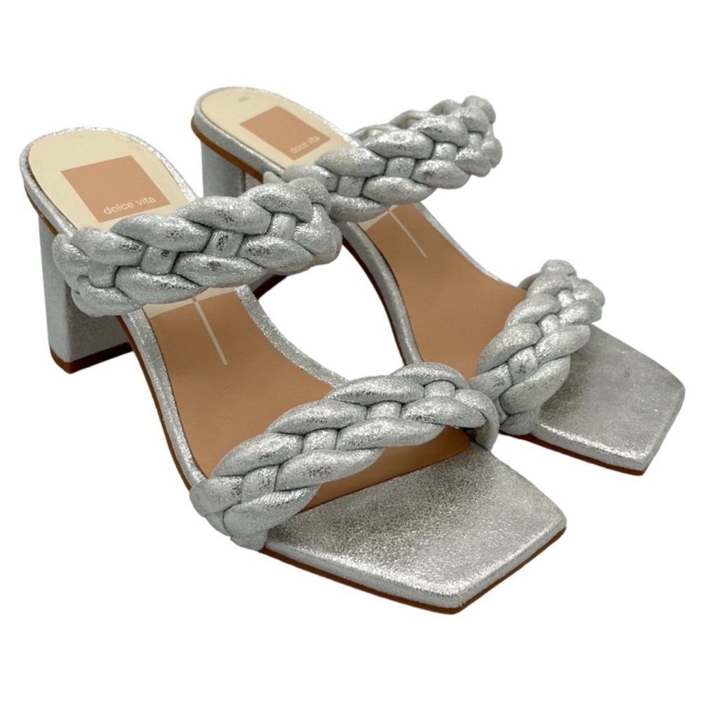 Dolce Vita Paily Braided Silver Sandal